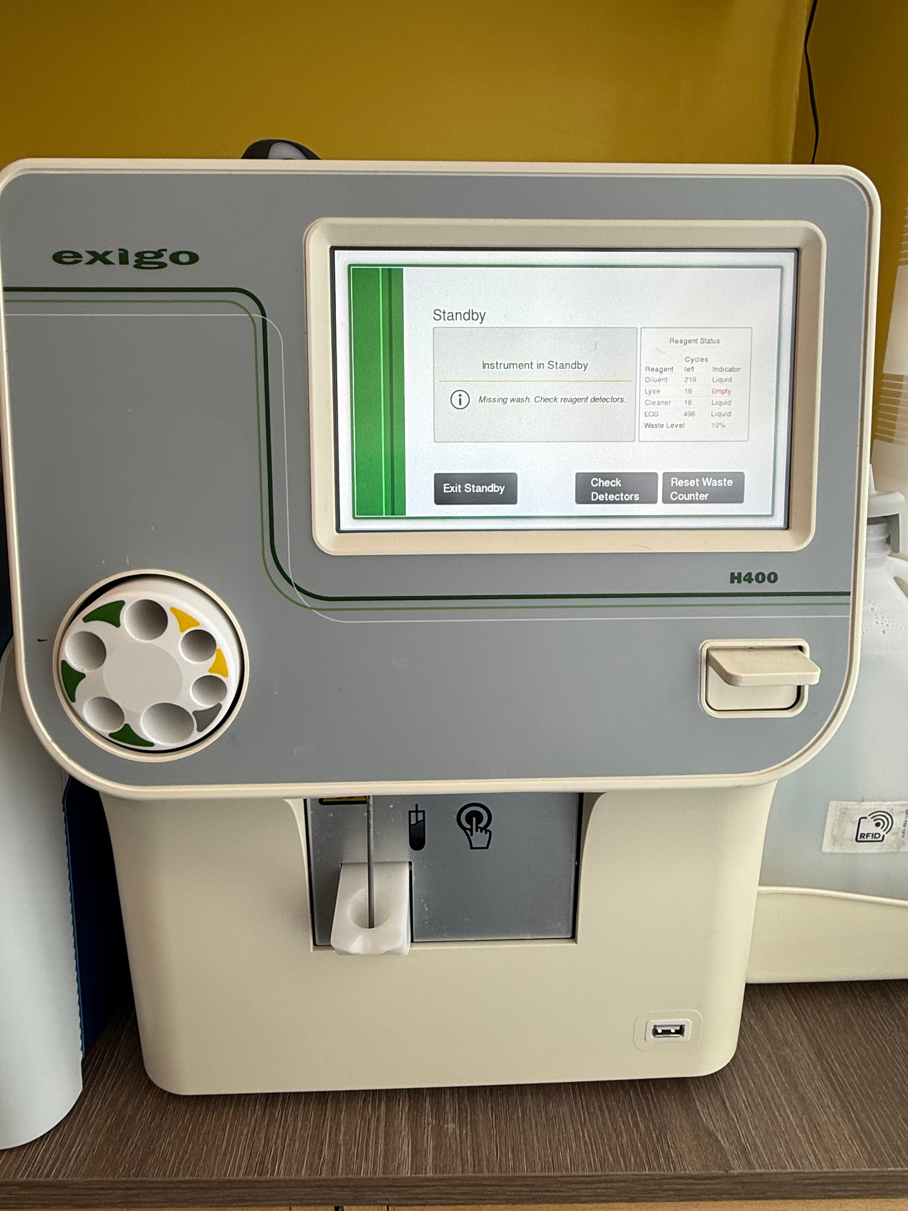 Boule Exigo H400 Veterinary Hematology Analyzer (CBC) – Tested, Working, Ready to Ship (EU) (Boule Diagnostics, Sweden)
